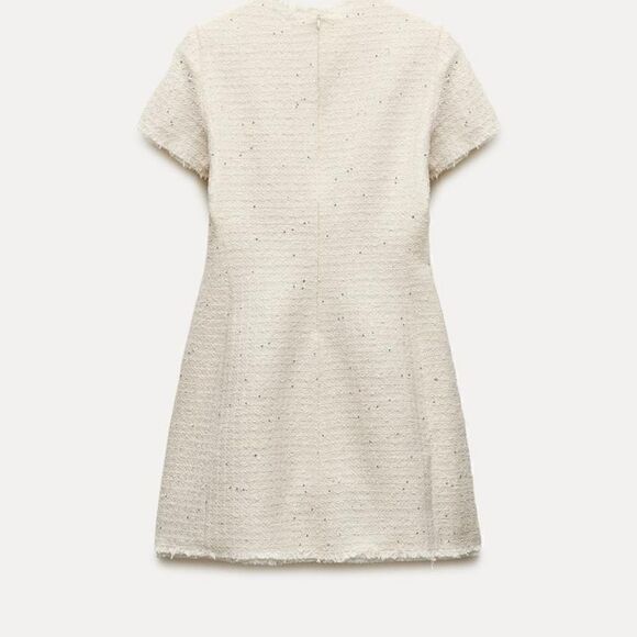 ZARA SHORT STRUCTURED DRESS ZW COLLECTION - Picture 9 of 12